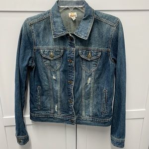 Mudd Denim Distressed Jean Jacket